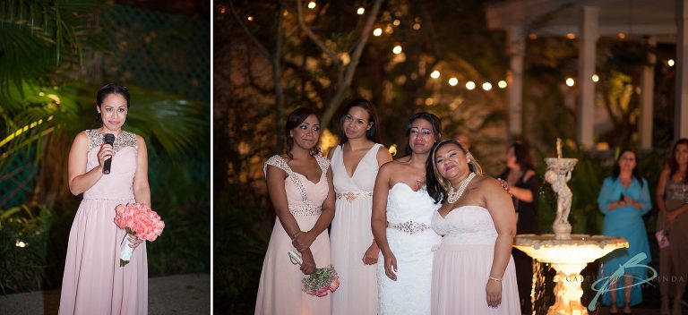courtyard at lake lucerne wedding reception first dance and speeches
