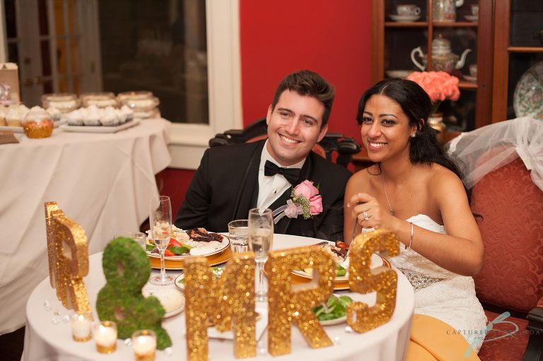 courtyard at lake lucerne wedding reception details