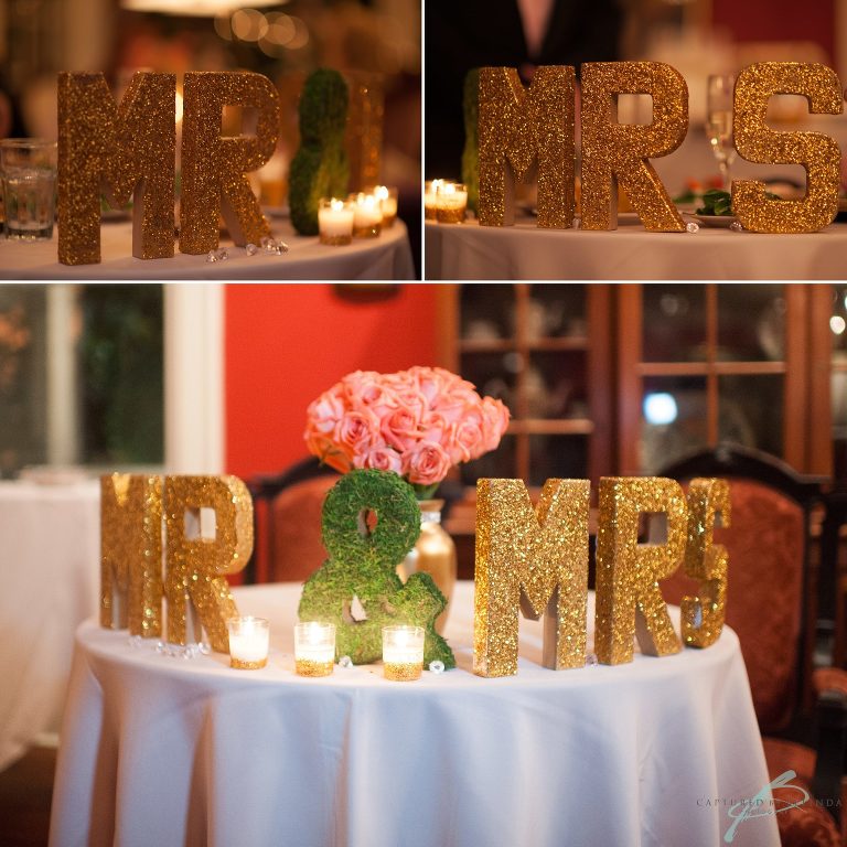 courtyard at lake lucerne wedding reception details