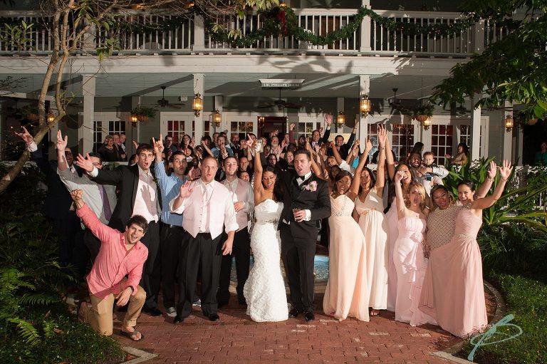 courtyard at lake lucerne wedding reception details