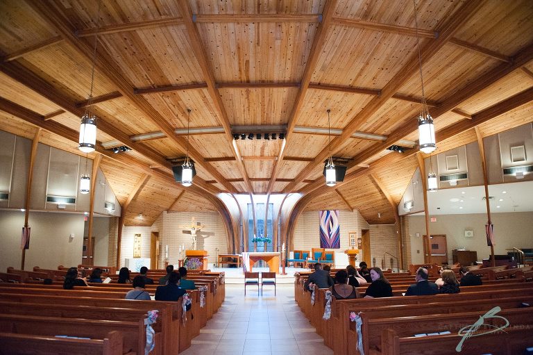 catholic ceremony st. john vianney wedding