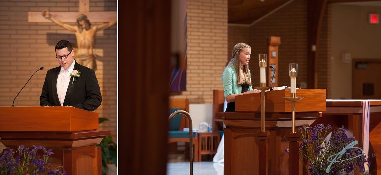 catholic ceremony st. john vianney wedding