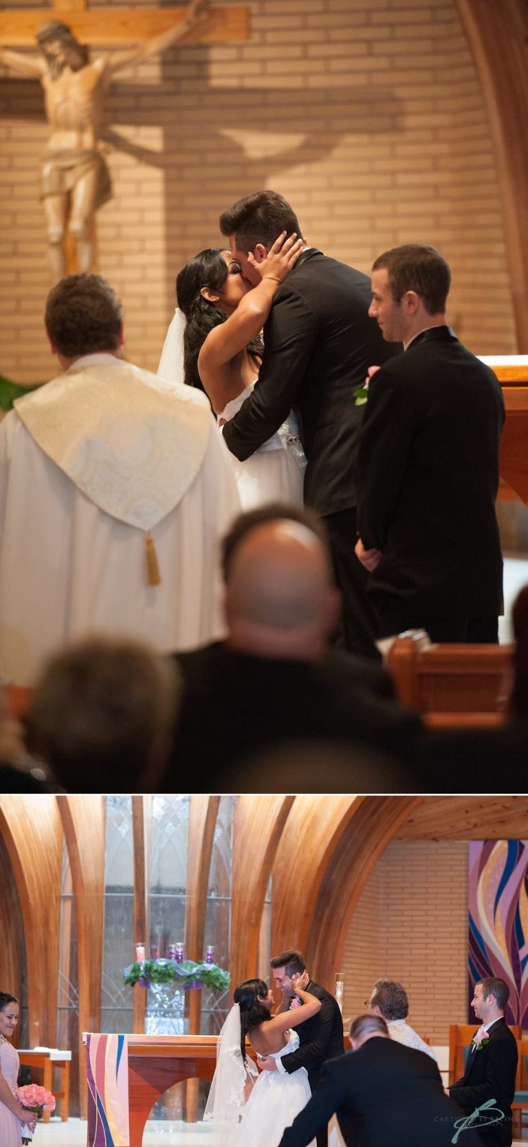 catholic ceremony st. john vianney wedding