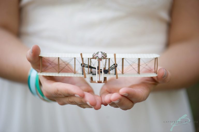 Aviation engagement session in field