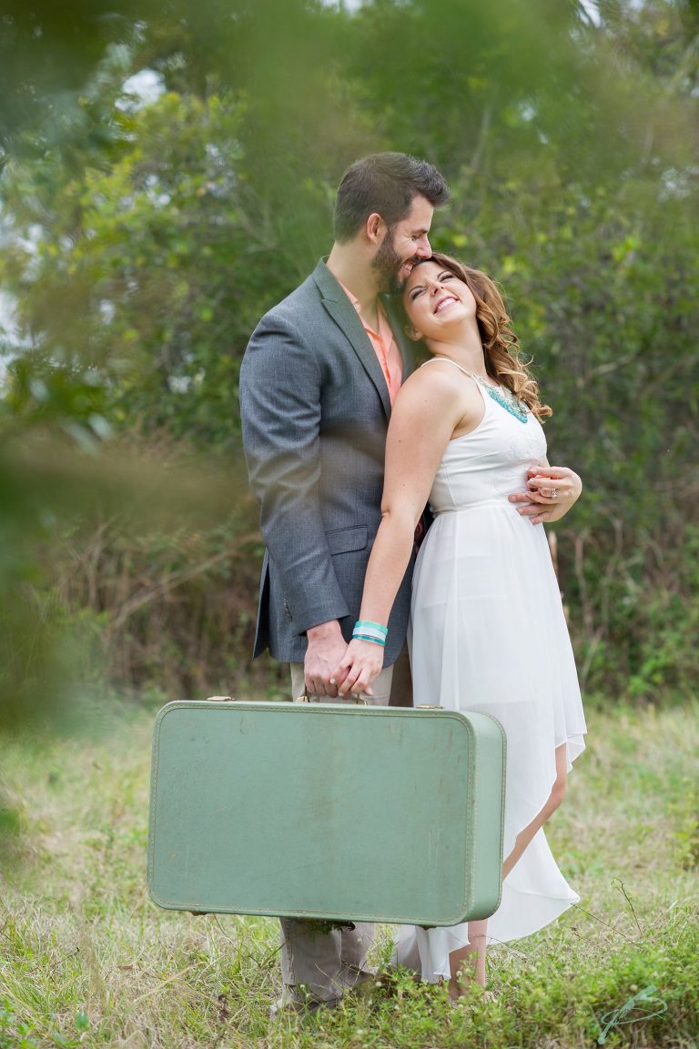 Airplane engagement session