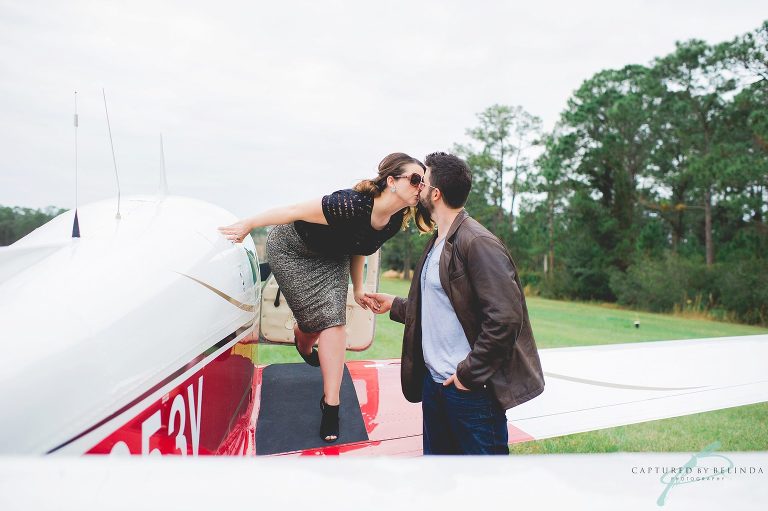 aviation engagement photography