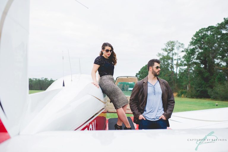 aviation engagement photography