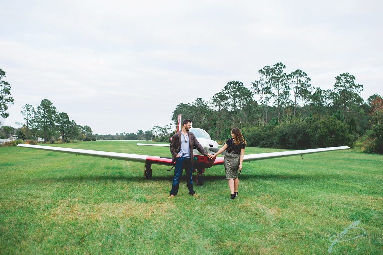 aviation engagement photography
