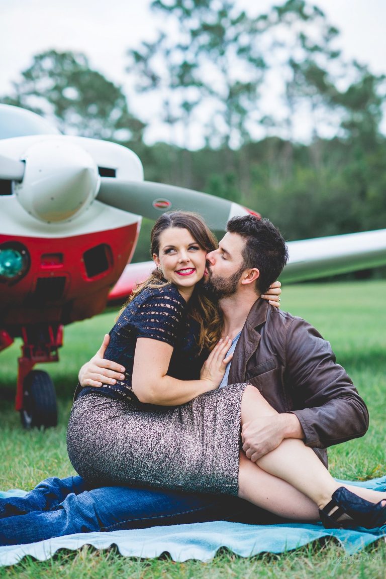 airplane inspired wedding and engagement