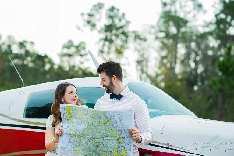 aviation map wedding engagement 