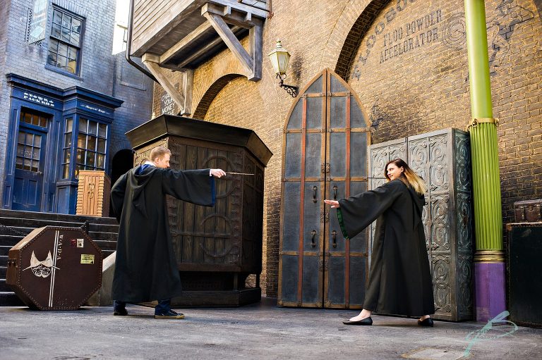Harry Potter Engagement Session Universal Orlando