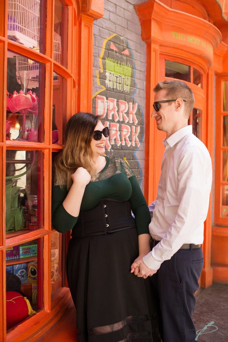 Harry Potter Engagement Session Universal Orlando