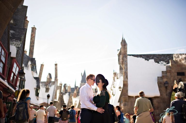 Harry Potter Engagement Session Universal Orlando