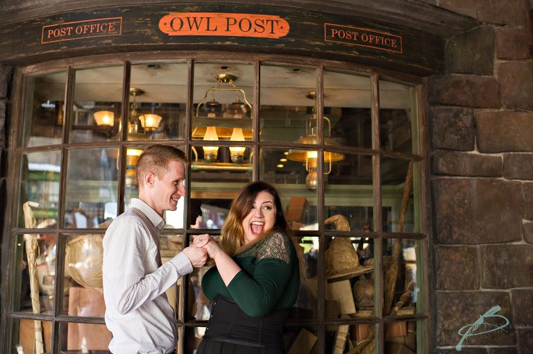 Harry Potter Engagement Session Universal Orlando