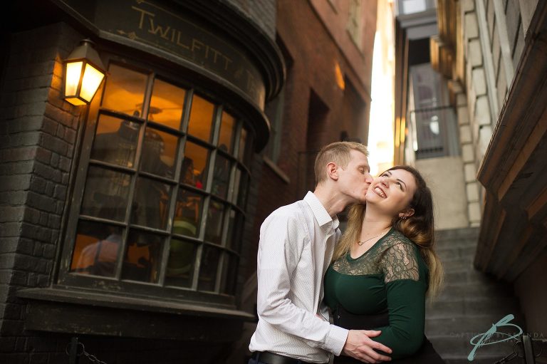 Harry Potter Engagement Session Universal Orlando