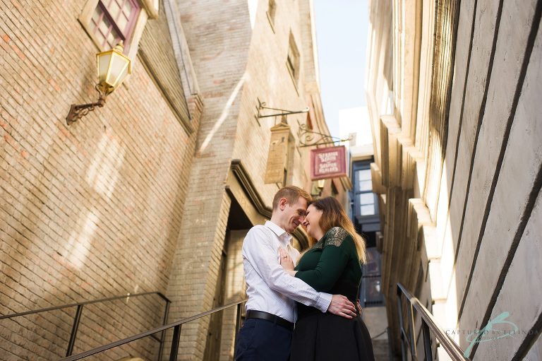 Harry Potter Engagement Session Universal Orlando