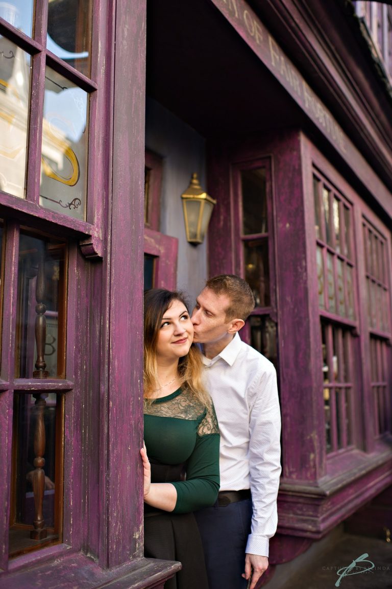Harry Potter Engagement Session Universal Orlando