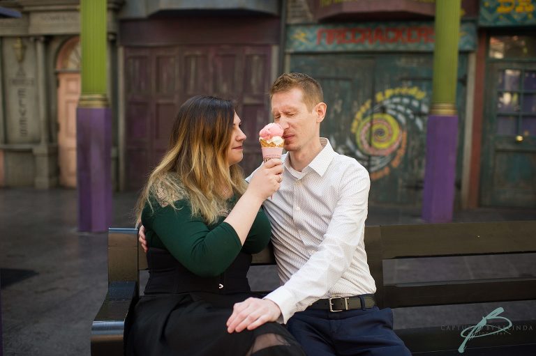 Harry Potter Engagement Session Universal Orlando