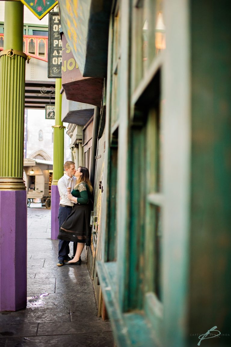 Harry Potter Engagement Session Universal Orlando