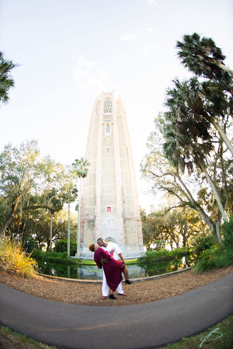 bok tower engagement session orlando wedding photographer