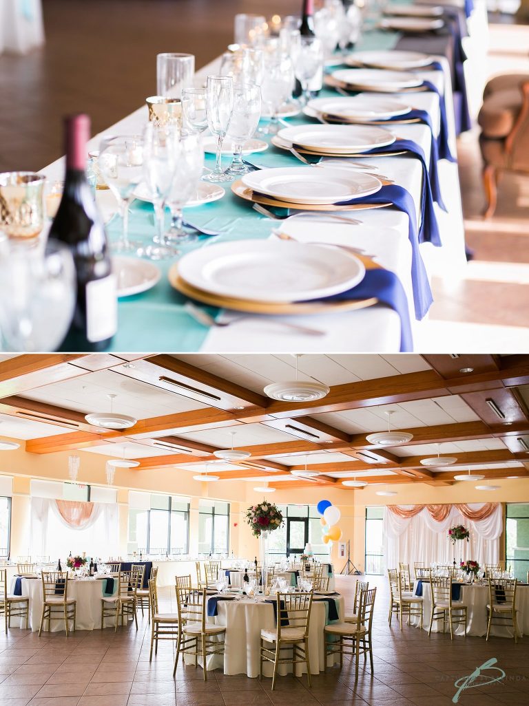 Hollis Gardens Wedding reeption details