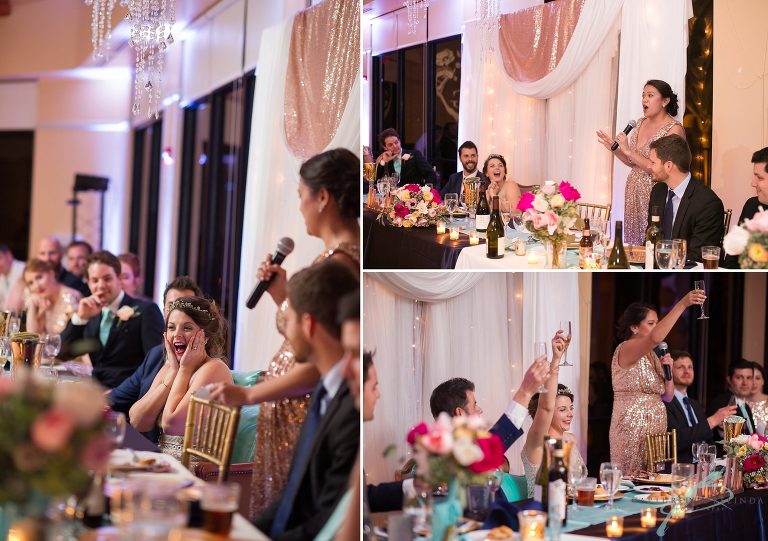 Hollis Gardens Wedding reception details