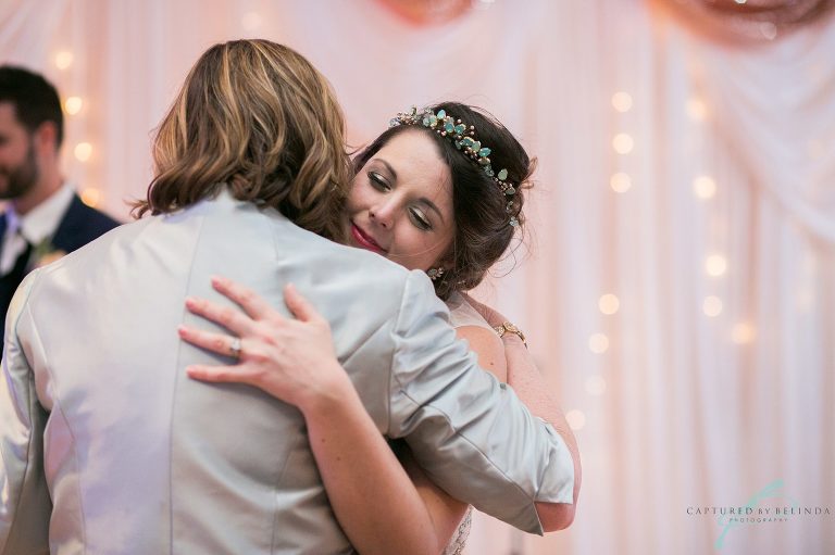 Hollis Gardens Wedding reception first dance