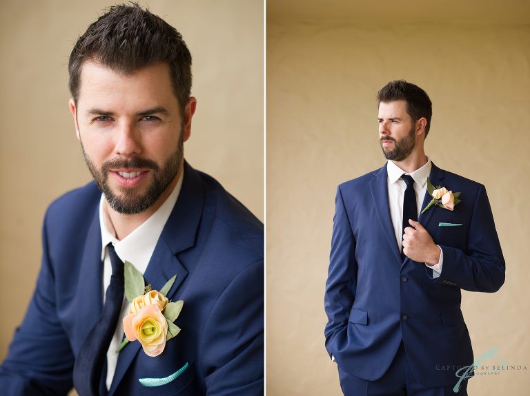 Hollis Gardens Wedding groom details