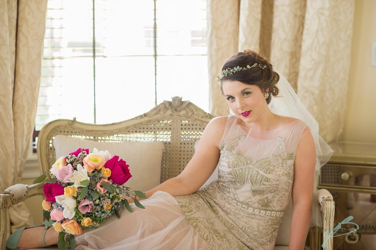Hollis Gardens Wedding bridal getting ready