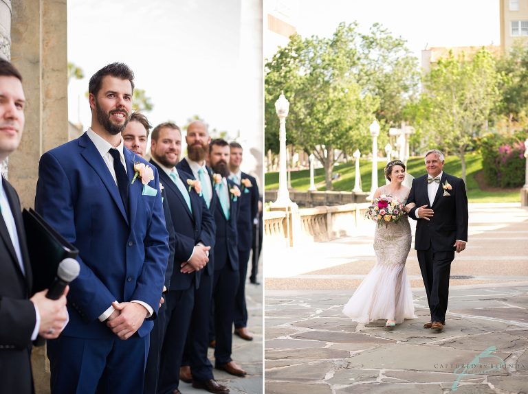 Hollis Gardens Wedding ceremony