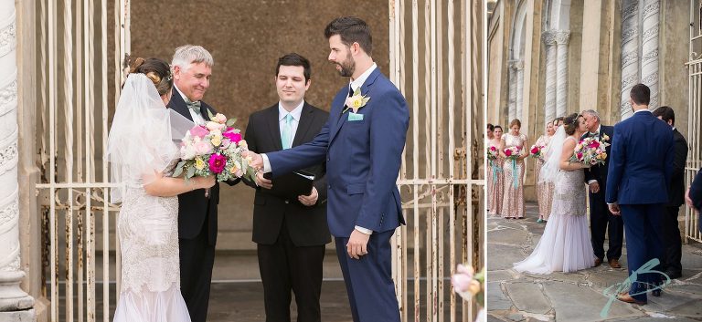 Hollis Gardens Wedding ceremony