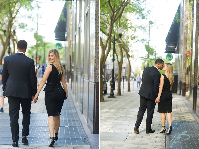 downtown orlando engagement photographer dr phillips performing arts center photography