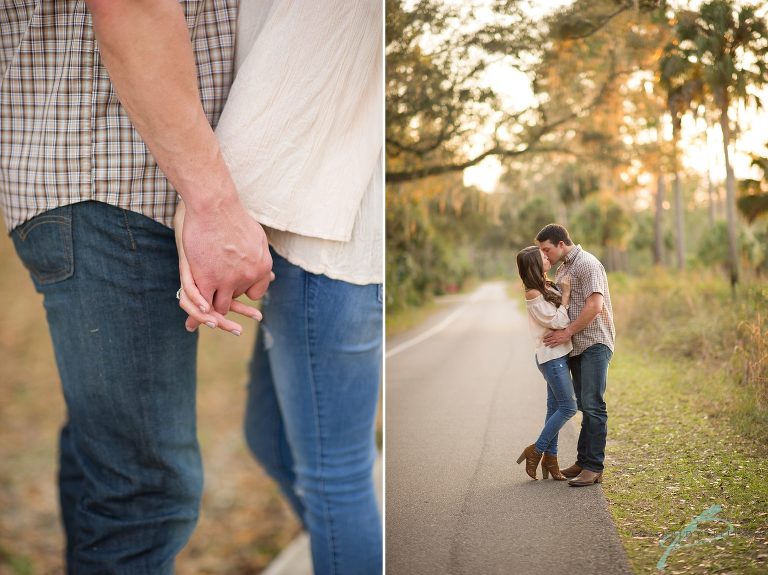 tampa engagement photographer hillsborough river state park