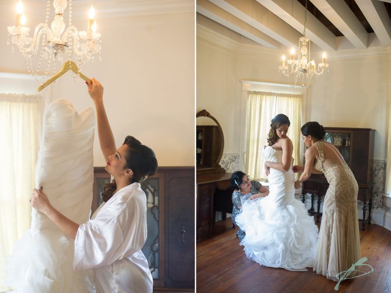 highland manor wedding bridal details