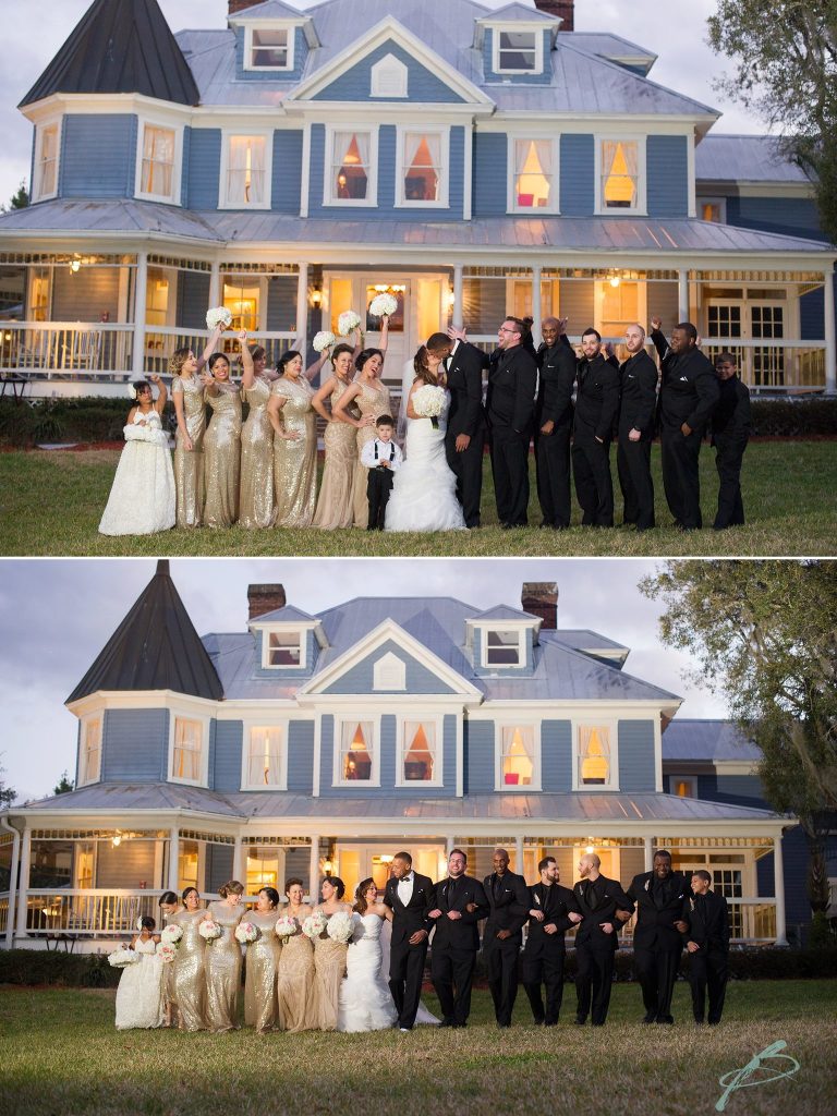 highland manor wedding bridal party 