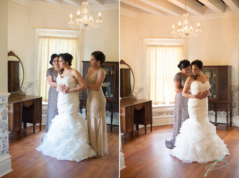 highland manor wedding bridal details