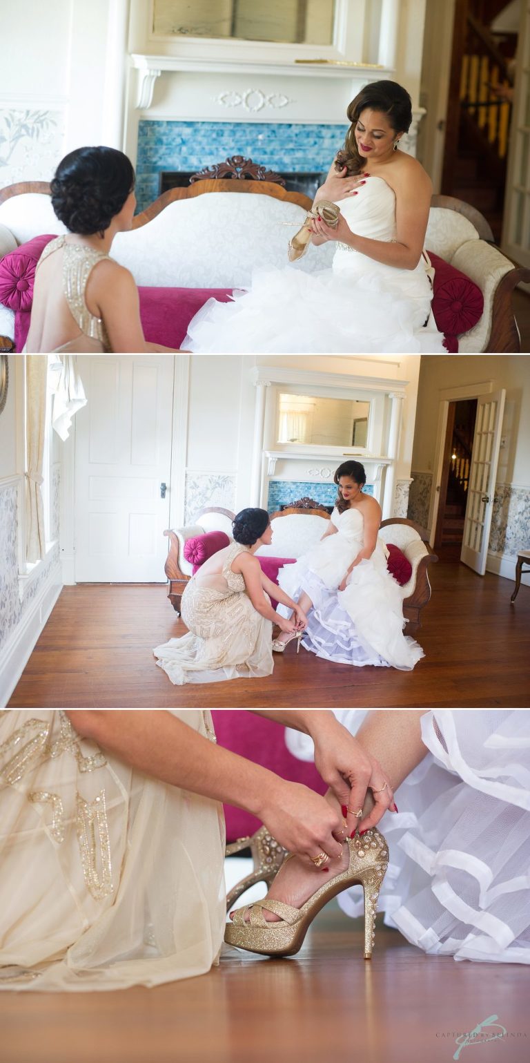 highland manor wedding bridal details
