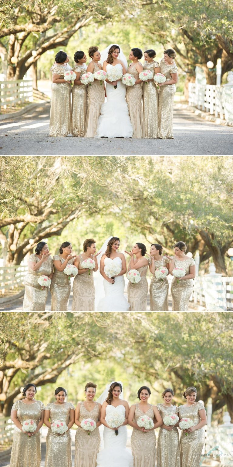 highland manor wedding bridal party 