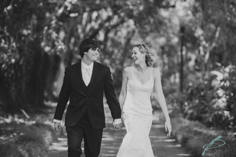Leu Gardens Wedding Bride and Groom Portraits 
