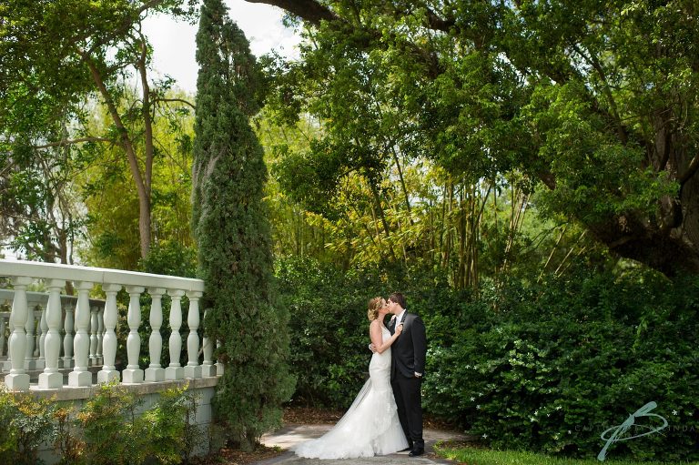 Leu Gardens Wedding Bride and Groom Portraits 