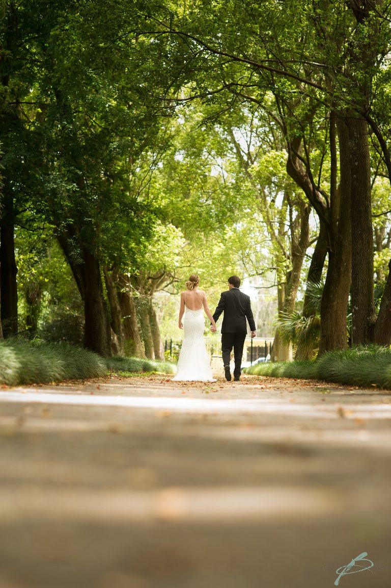 Leu Gardens Wedding Bride and Groom Portraits 