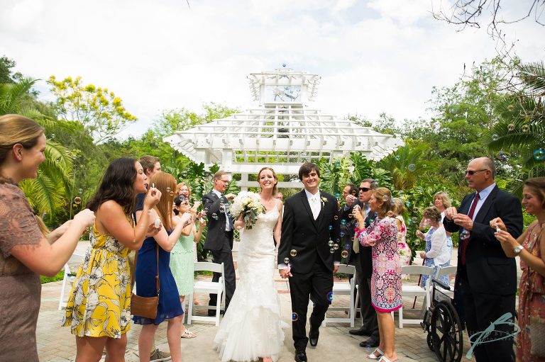 Leu Gardens Wedding Bride and Groom Portraits 