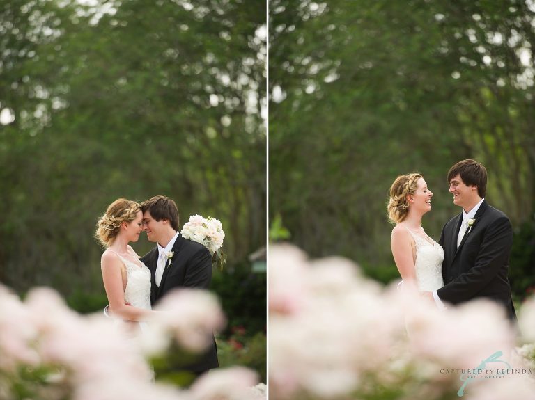 Leu Gardens Wedding Bride and Groom Portraits 