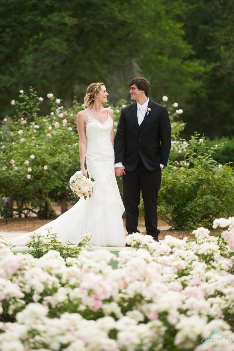Leu Gardens Wedding Bride and Groom Portraits 
