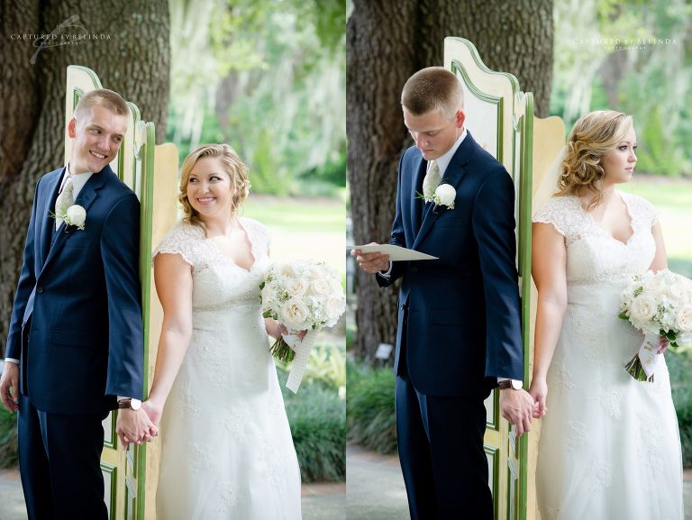 Leu Garden Wedding bride and groom portraits
