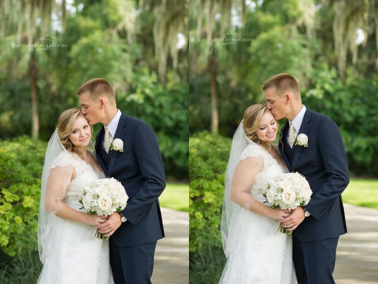Leu Garden Wedding bride and groom portraits