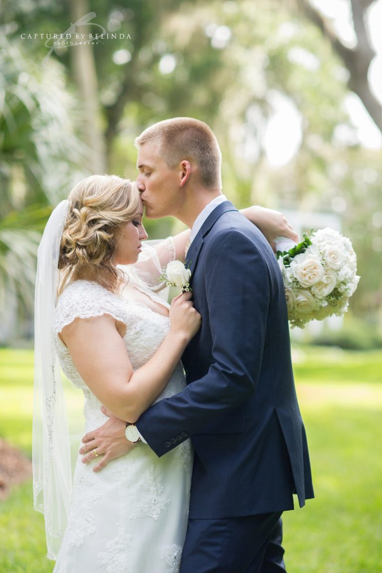 Leu Garden Wedding bride and groom portraits