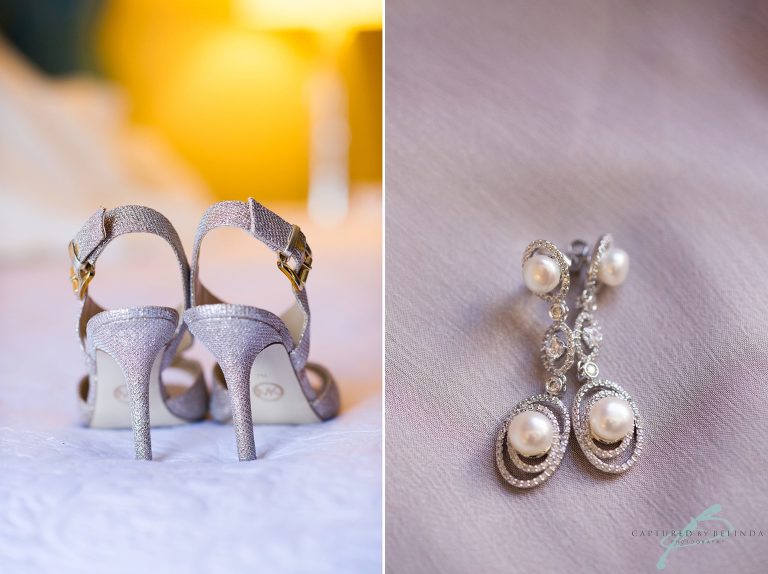 bride getting ready and details citrus club wedding