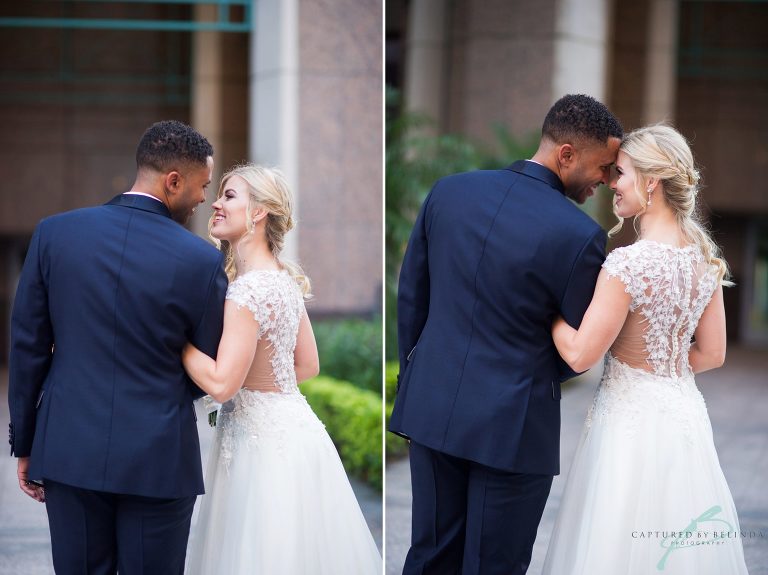 bridal party citrus club wedding