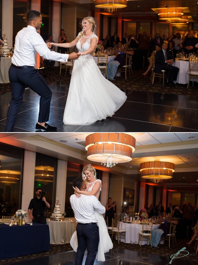 reception citrus club wedding